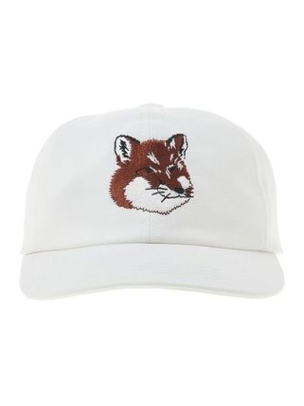 Maison Kitsun Hat - White