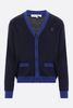 Maison Kitsuné Cardigan - Blue - Thumbnail 1