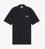 Maison Kitsuné Polo Shirt - Black/White - Thumbnail 1