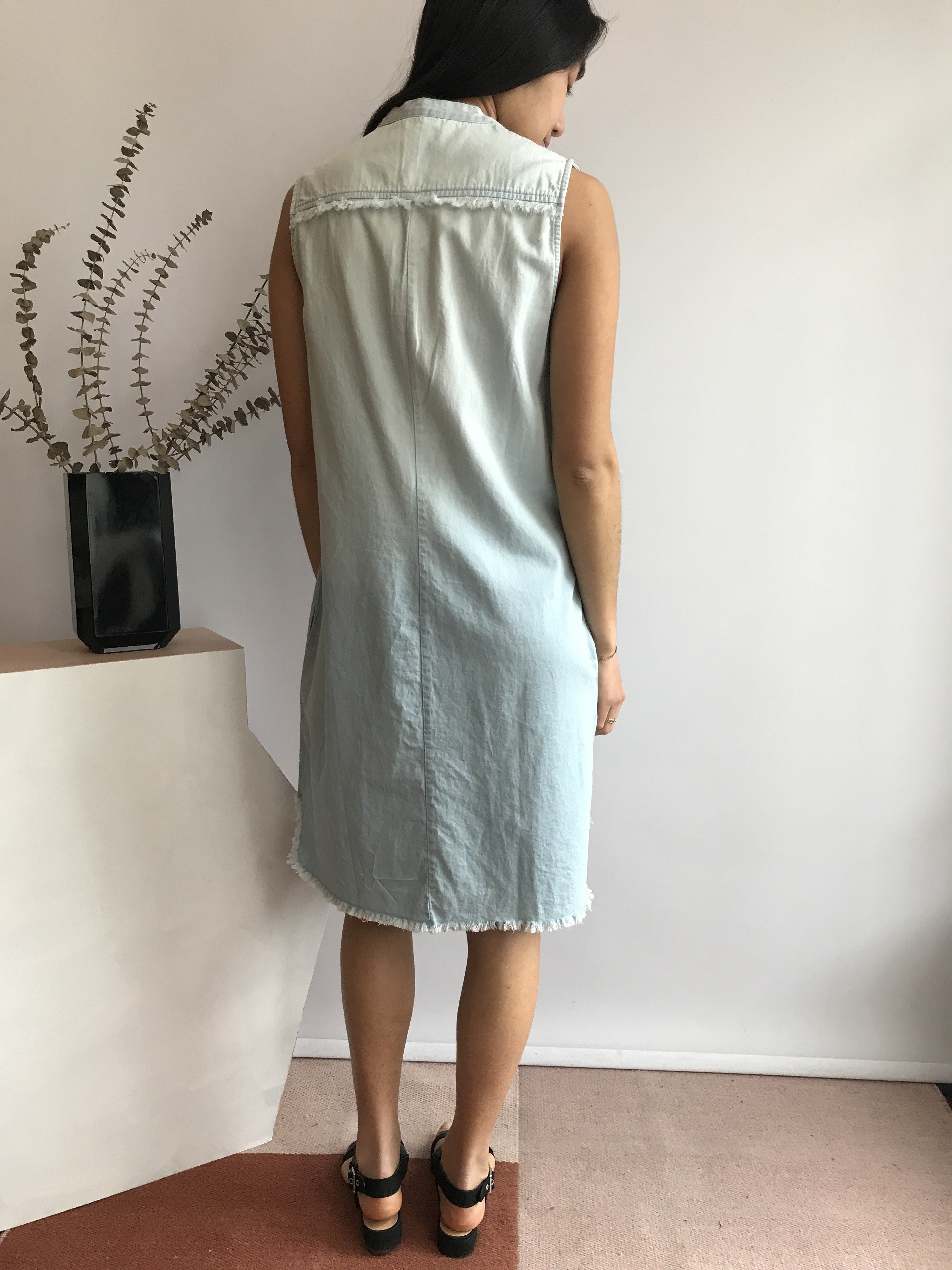 Melissa Nepton Vanessa Sleeveless Dress - Bleu | Garmentory