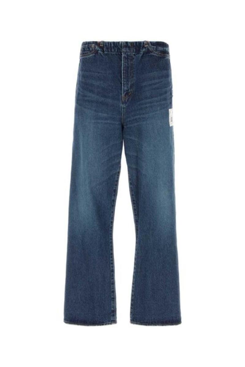 MIHARA YASUHIRO｜JEANS (I13PT023 INDIGO) Buy Maison Mihara Yasuhiro Logo Patch Jeans 'Indigo
