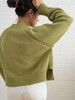 DAĒZA Cotton Alpaca Raglan Cardigan - Pistachio - Thumbnail 2