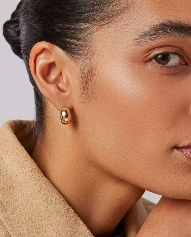 Jenny Bird Mini Tome Hoop Earrings - Gold Jenny Bird Mini Tome Hoop Earrings - Gold