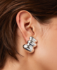Jenny Bird Non-Stop Earrings - Silver - Thumbnail 3