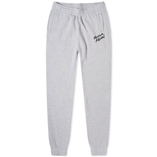 Maison Kitsun Pants - Light Grey Melange