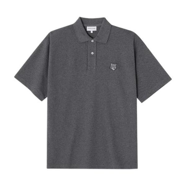 Maison Kitsun Polo Shirt - Dark Gray