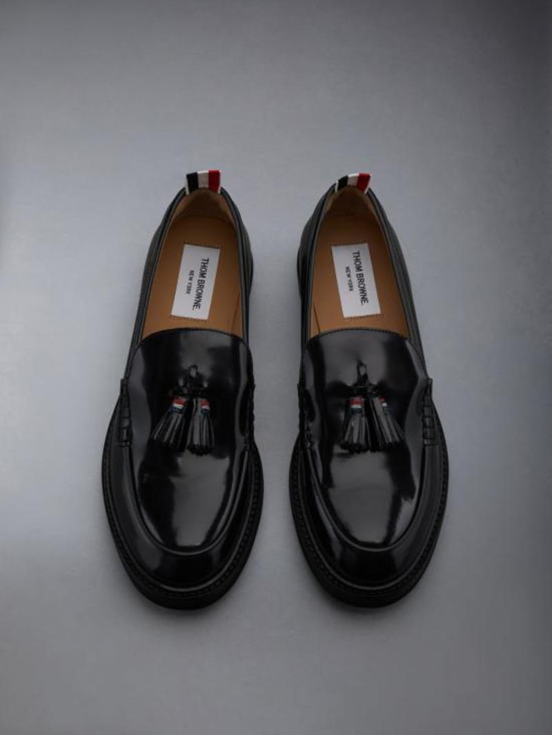 ローファー・オックスフォード THOM BROWNE Women Laced up Shoes FFF153AL0043 001 Black Thom Browne Laced Up Shoes - Black | Garmentory