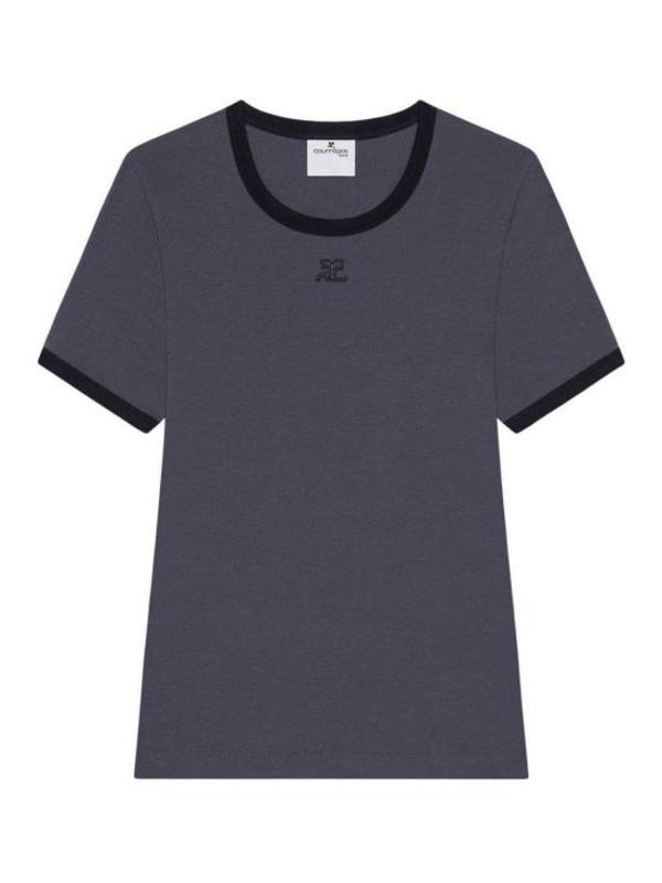 COURREGES Top - Charcoal Grey