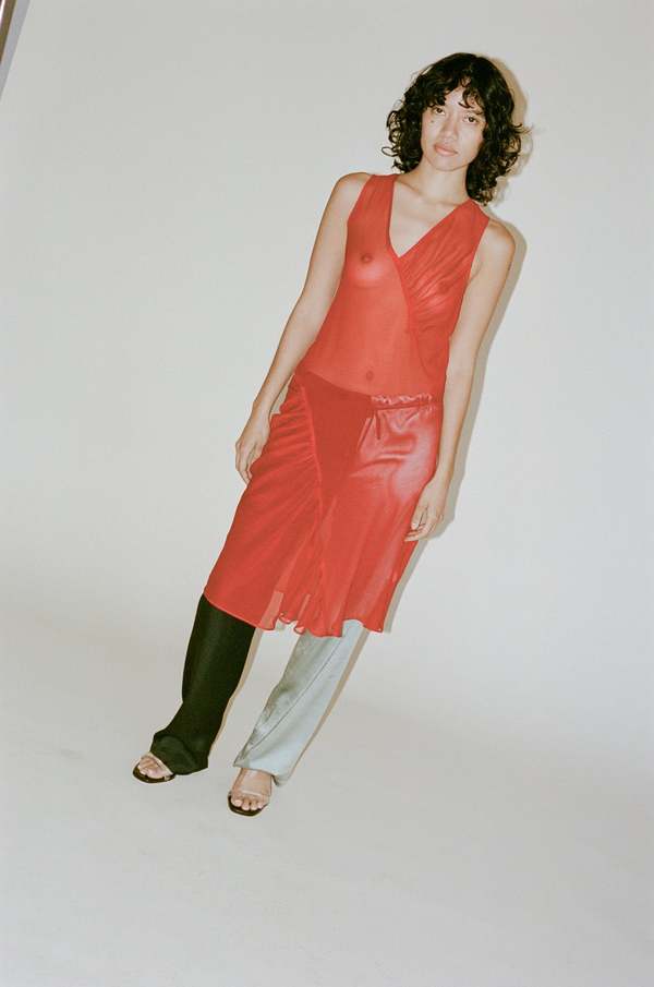 Sophia Fish Paris Dress - Ruby