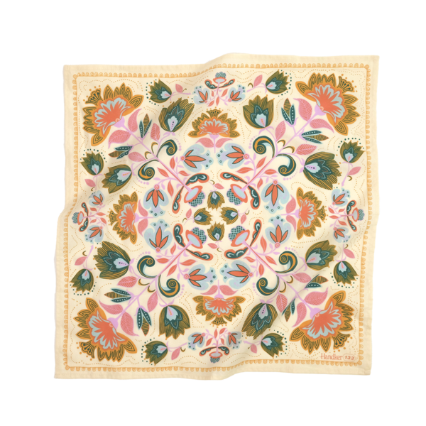 Handker Bandanas Ingrid Bandana - Cream