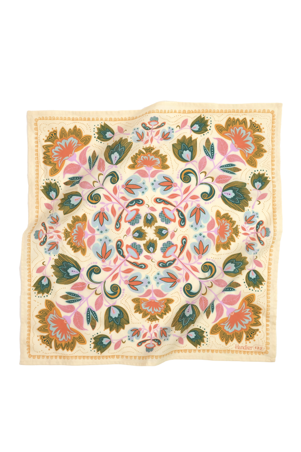 Handker Bandanas Ingrid Bandana - Cream