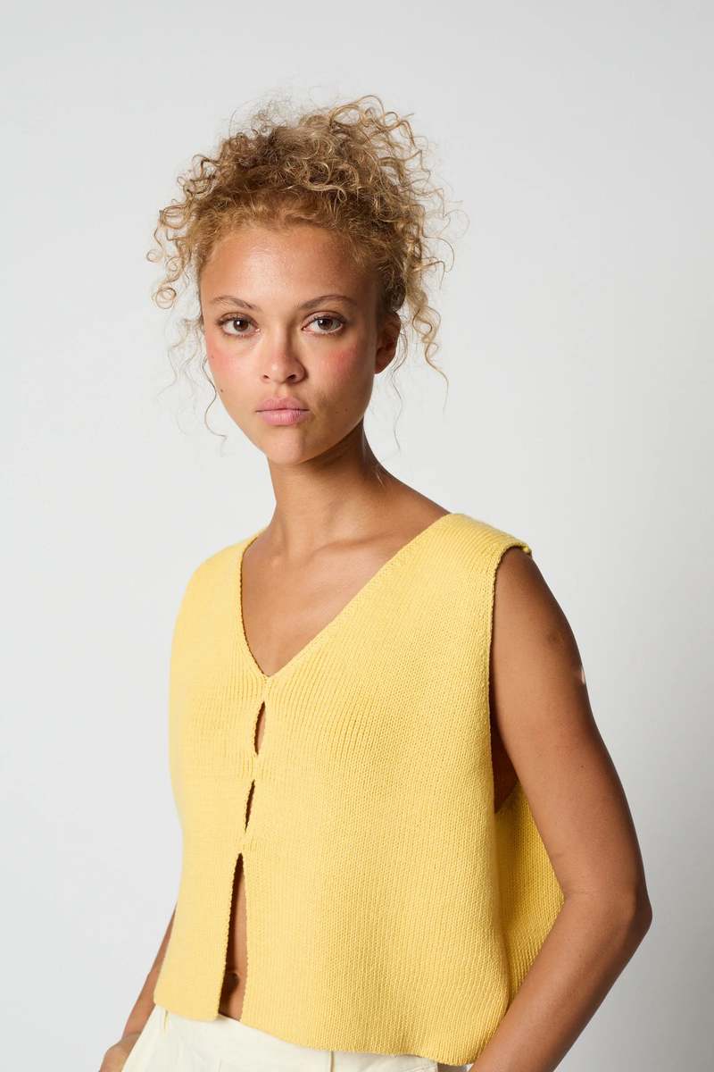 Atelier Delphine Darlene Top - Yellow