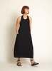 KAAREM Weed Halter Pocket Dress - Black Blue - Thumbnail 3