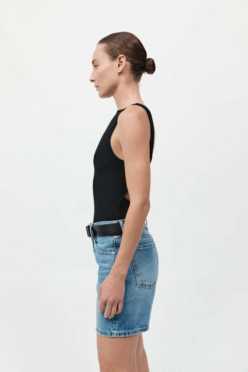 St. Agni Rib Bateau Cut Out Top St. Agni Rib Bateau Cut Out Top