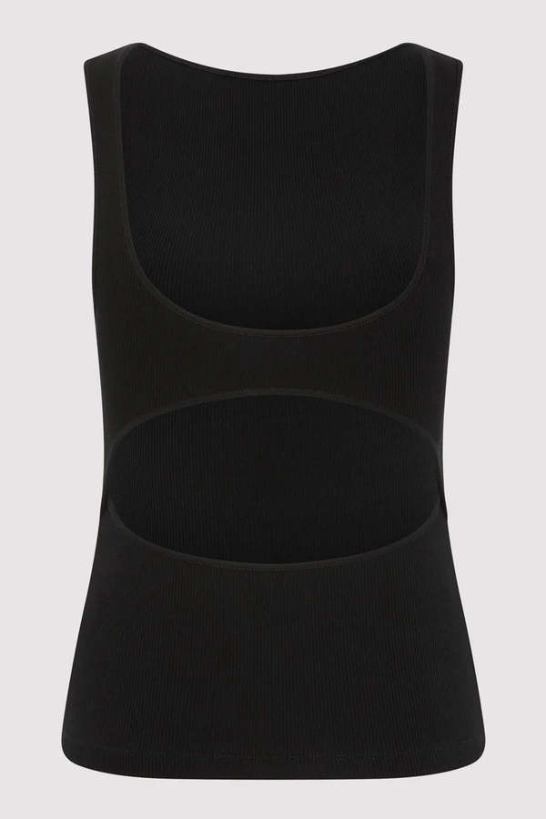 St. Agni Rib Bateau Cut Out Top St. Agni Rib Bateau Cut Out Top