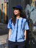 Blue Blue Japan Knitted Tate Shibori T-shirt - Indigo - Thumbnail 2