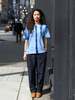 Blue Blue Japan Knitted Tate Shibori T-shirt - Indigo - Thumbnail 9