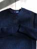 Blue Blue Japan Knitted Indigo Paper Yarn Crewneck Pullover - Thumbnail 8
