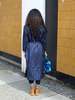 Blue Blue Japan Woven Indigo Mebuki Bassen Shirt Dress - Dark Navy - Thumbnail 4