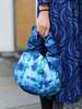 Blue Blue Japan Woven Shibori Gathered Hand Bag - Thumbnail 4