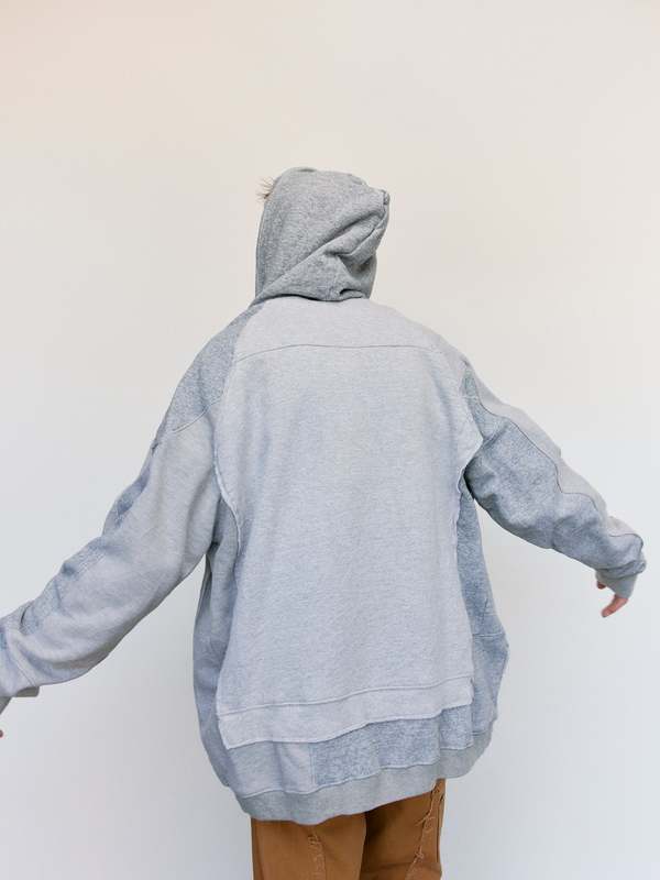 Old Park Quartet Zip Hoodie - Gray | Garmentory