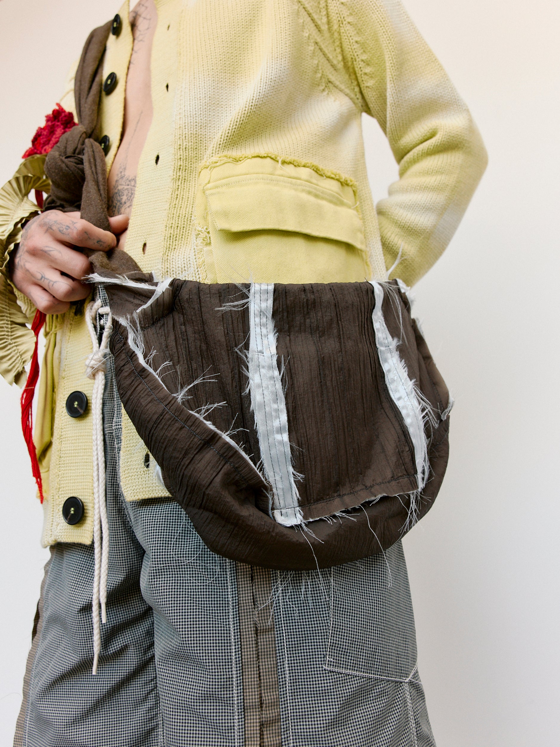 Khaki-Grey---Silver-Fallas-Bag Khaki-Grey---Silver-Fallas-Bag