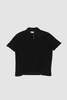 Universal Works Newlyn Light Weight Terry Polo - Black - Thumbnail 2
