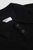 Universal Works Newlyn Light Weight Terry Polo - Black - Thumbnail 3