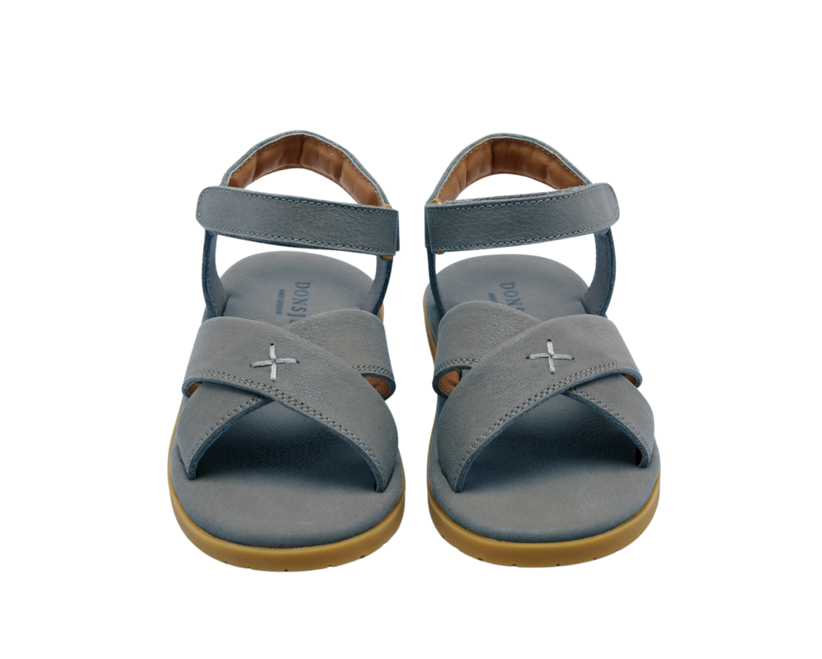 Donsje Botis Sandals - Petrol Leather - Image 2 of 5