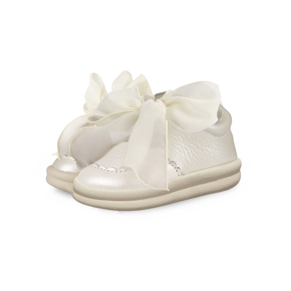 Donsje Brookli Sneakers - Off White Metallic Leather