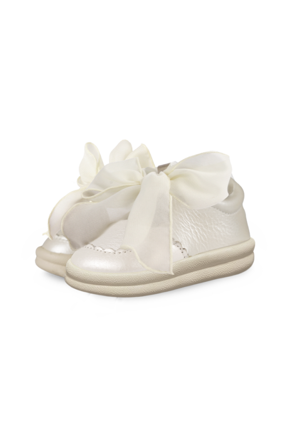 Donsje Brookli Sneakers - Off White Metallic Leather