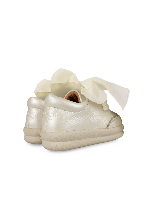 Donsje Brookli Sneakers - Off White Metallic Leather