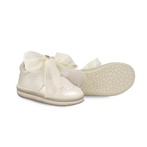 Donsje Brookli Sneakers - Off White Metallic Leather