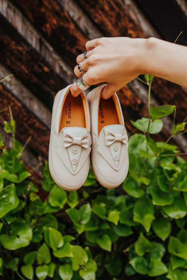 Donsje Cillian Loafers - Ivory Leather