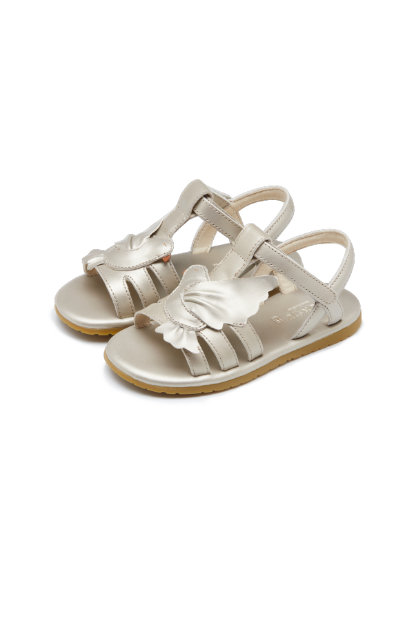 Donsje Fiyola Sandals - Off White Metallic Leather