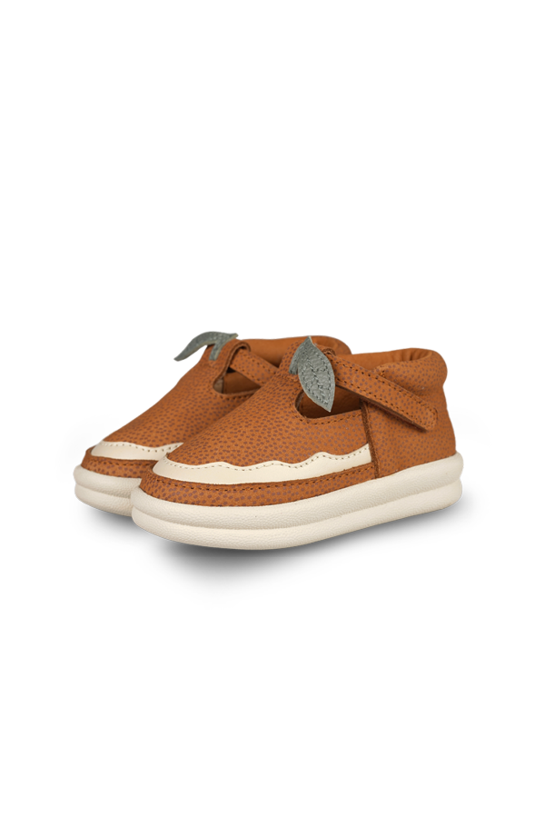 KIDS Donsje Joeka Shoes - Maple Dotted Nubuck