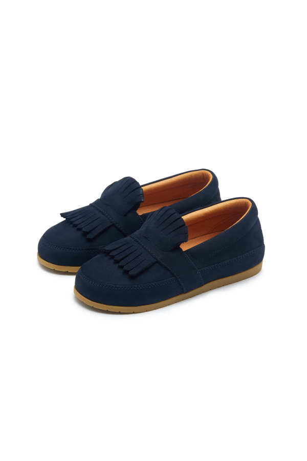 KIDS Donsje Yaell Loafers - Navy Nubuck