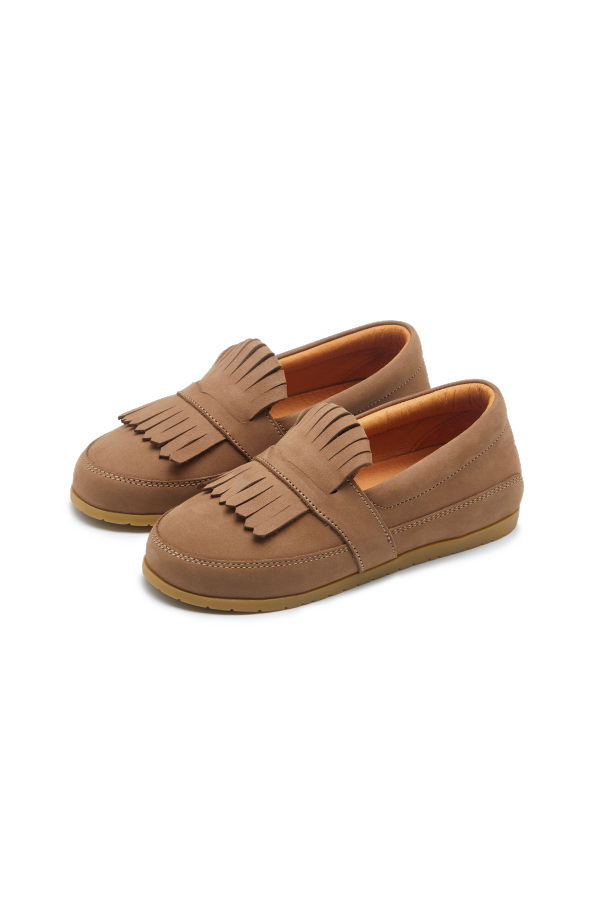 KIDS Donsje Yaell Loafers - Truffle Nubuck
