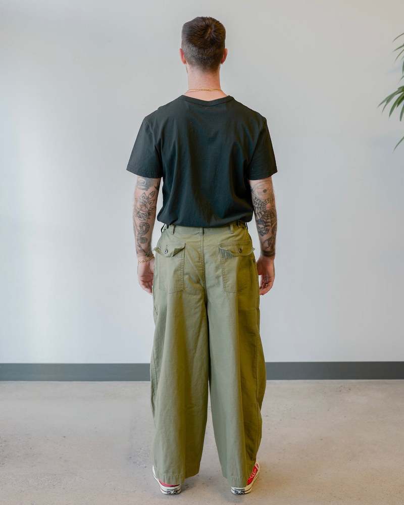 Needles H.D. Pant - Fatigue Olive | Garmentory