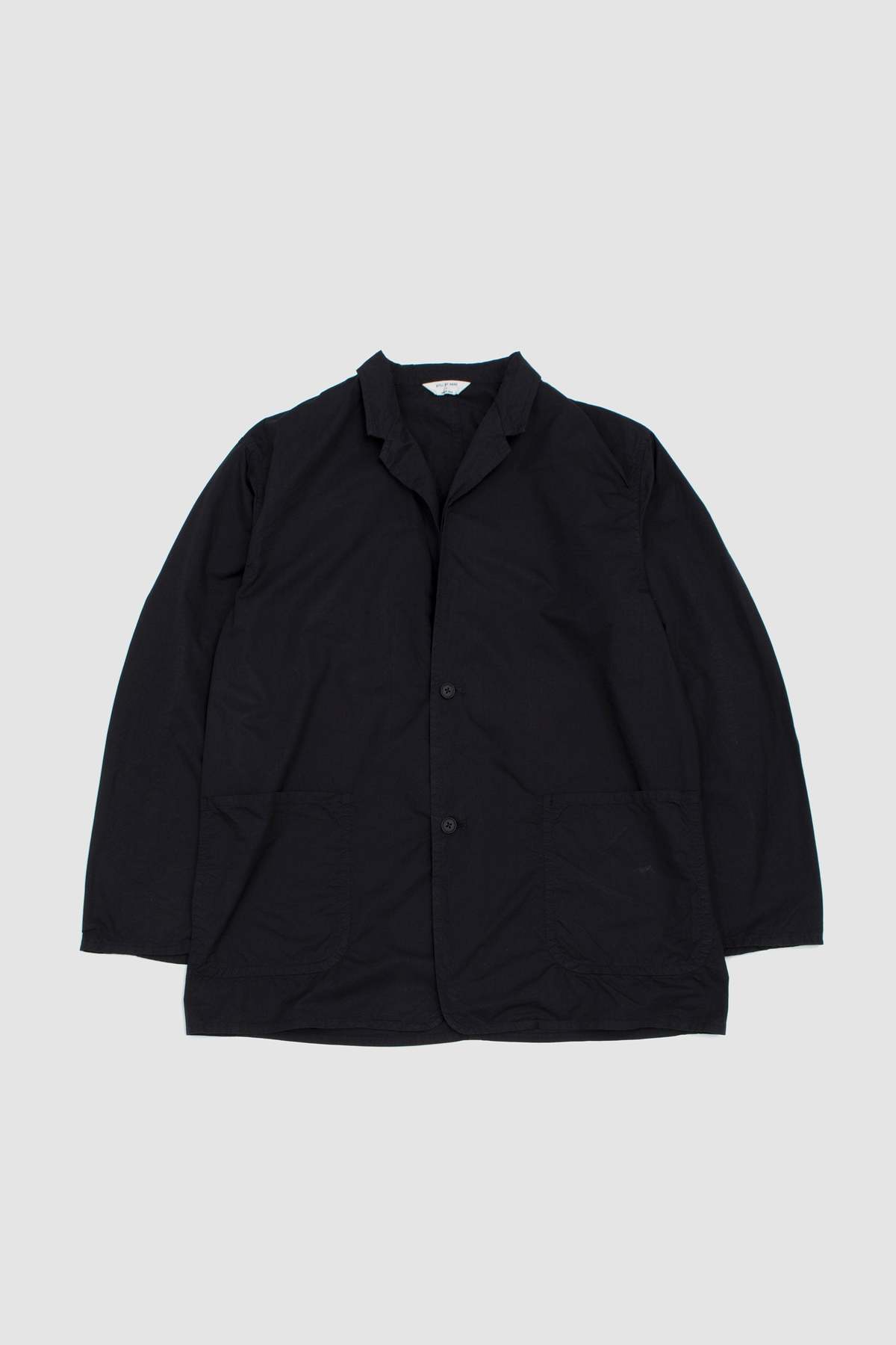 Still By Hand Garment-Dye 2B Jacket - Ink Black | Garmentory