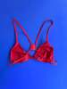 La Fille D'o Can Thrill Triangle Bikini Top - Red - Thumbnail 5