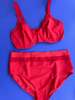 La Fille D'o Georges Balconnet Bikini Top - Red - Thumbnail 3