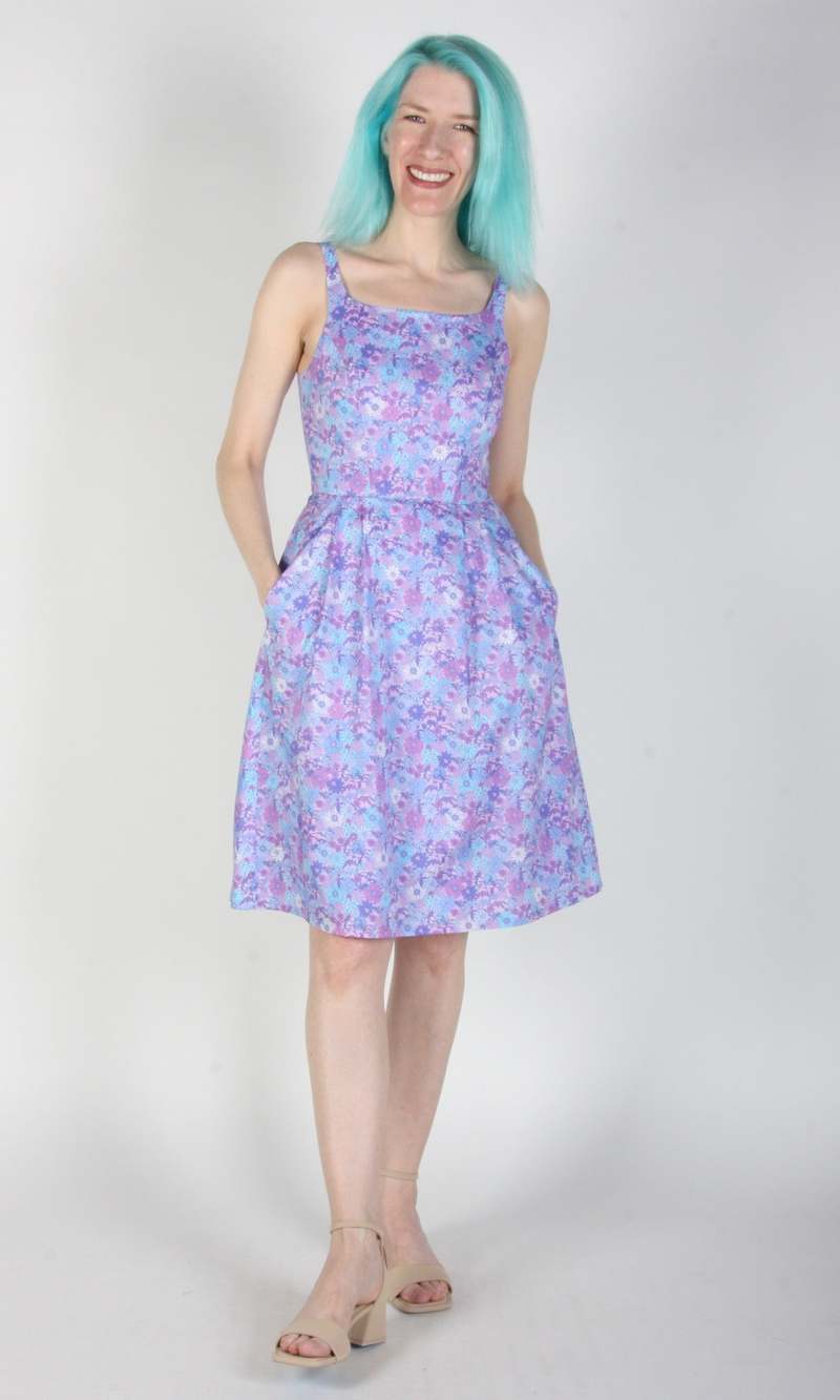 Birds of North America Reedbird Dress - Aster