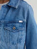AG Jeans Isa Jean Jacket - Blue - Thumbnail 4