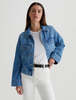 AG Jeans Isa Jean Jacket - Blue - Thumbnail 6