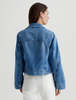 AG Jeans Isa Jean Jacket - Blue - Thumbnail 7