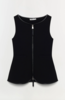 Simkhai Ren Zipper Top - Black - Thumbnail 6