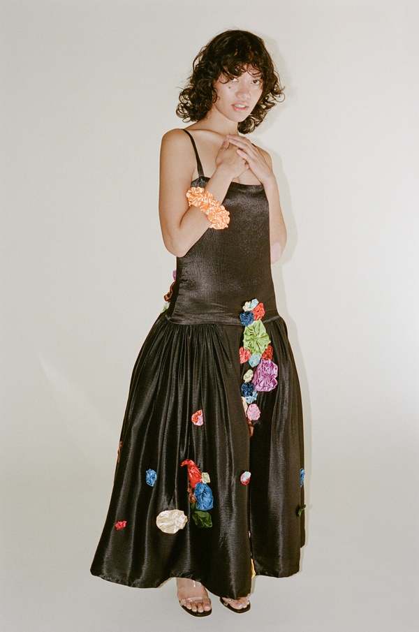 Maryam Nassir Zadeh Carnation Scrunchie - Sherbert | Garmentory display picture 1