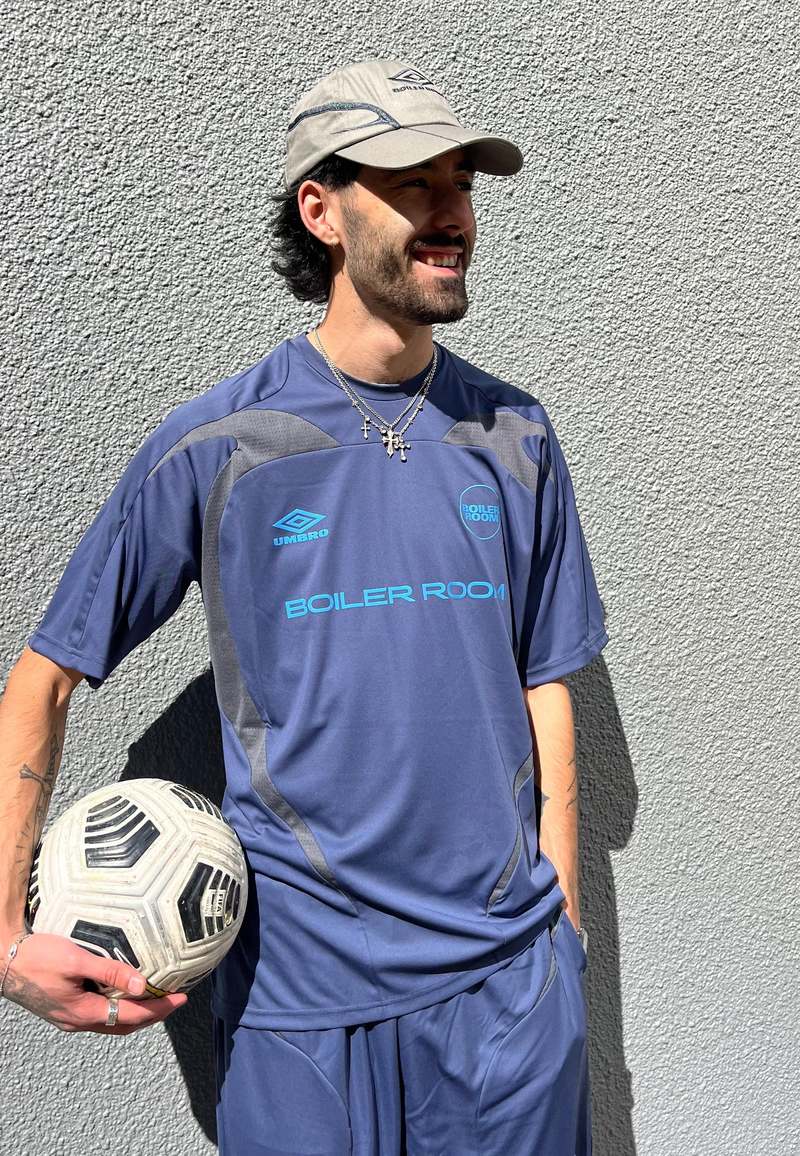 Boiler Room x Umbro Football Shirt - Blue | Garmentory