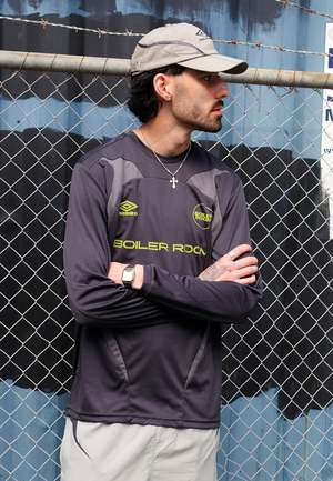 BOILER ROOM × UMBRO ゲームシャツ　XXL Boiler Room x Umbro LS Football Shirt - Blue | Garmentory